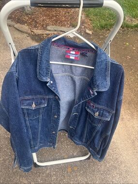 Old College Inn Heavyweight Dark Blue Denim Jacket - Men